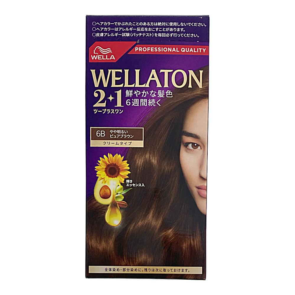 ウエラトーン 2＋1 クリームタイプ 6B やや明るいピュアブラウン