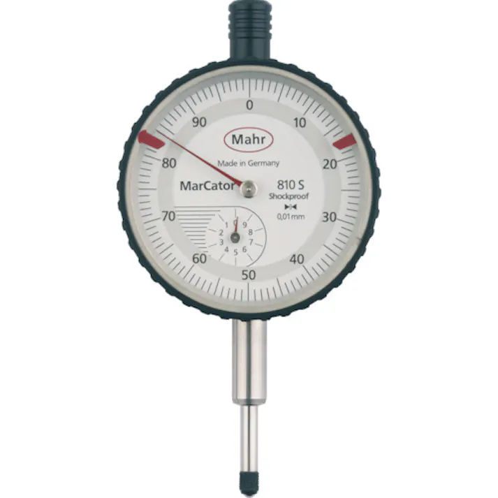 【CAINZ-DASH】マール・ジャパン ダイヤルゲージ ダイヤルインジケーター 文字盤径50mm 耐衝撃タイプ(4311000) 810S【別送品】