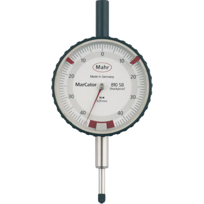 【CAINZ-DASH】マール・ジャパン ダイヤルゲージ ダイヤルインジケーター 文字盤径50mm 限定測定範囲・耐衝撃・防滴タイプ(4317000) 810SB【別送品】