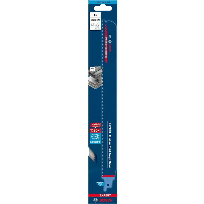 BOSCH セーバーソーブレード 超硬 金属 中厚物用 S1255HHM 2608900377