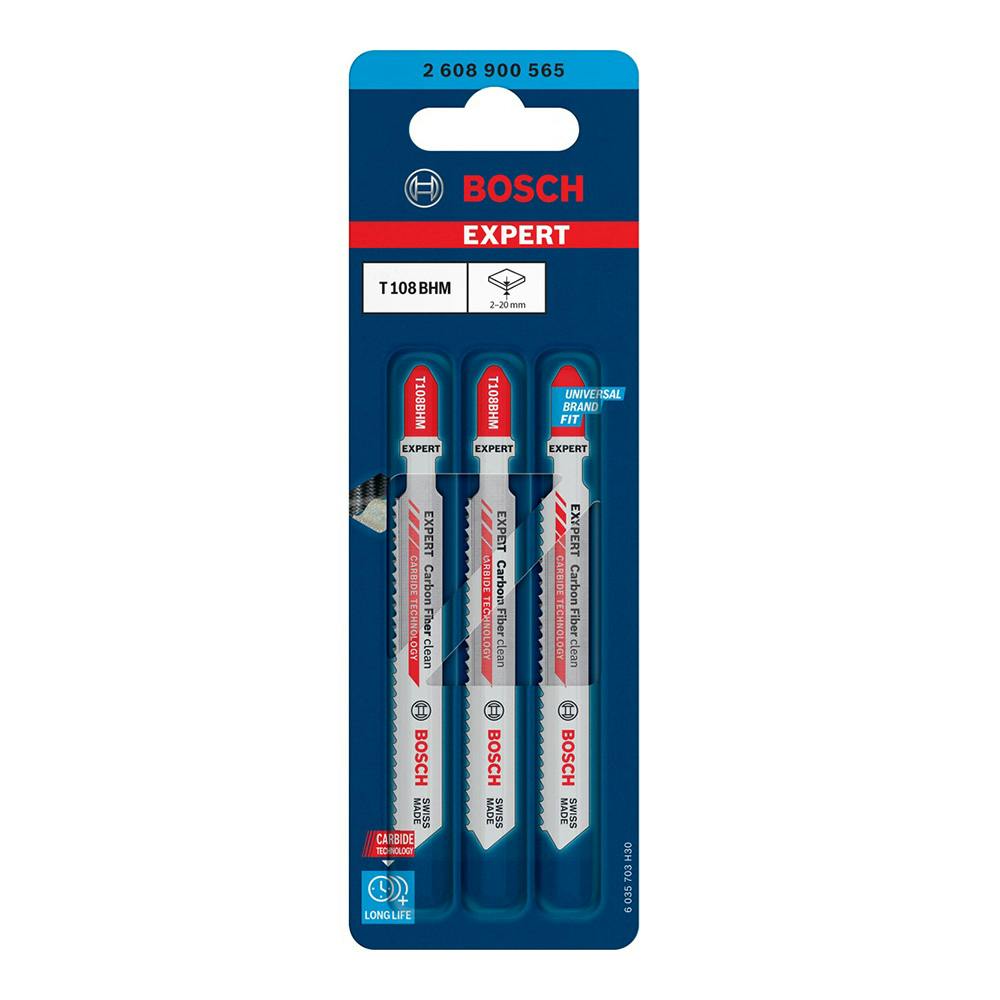 BOSCH ジグソーブレード 超硬 カーボンファイバー用 T108BHM 2608900565 ジグソー・電気鋸パーツ BOSCH ジグソーブレード 超硬 カーボンファイバー用 T108BHM 2608900565 ジグソー・電気鋸パーツ