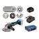 BOSCH コードレスディスクグラインダー 18V GWX18V-10J バッテリー1個付【別送品】