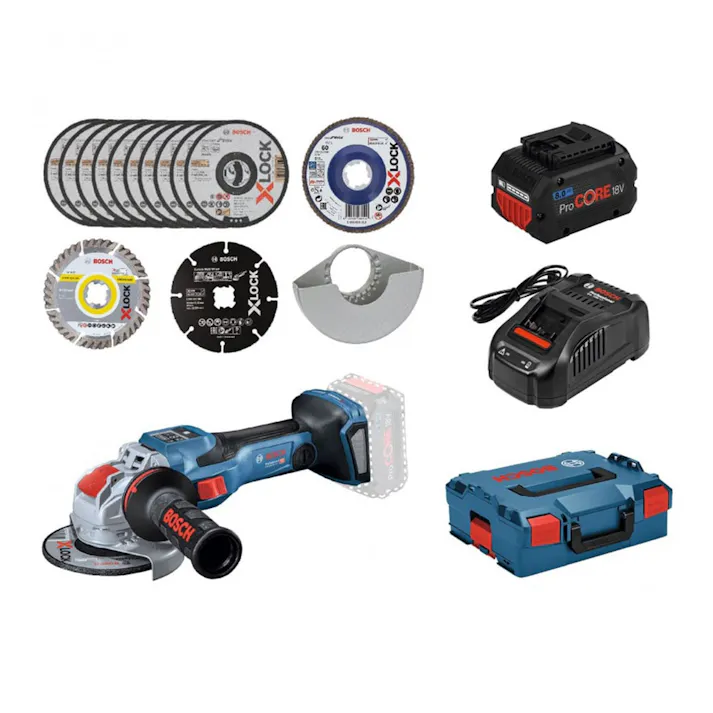 BOSCH コードレスディスクグラインダー 18V GWX18V-15SC5J バッテリー1個付【別送品】