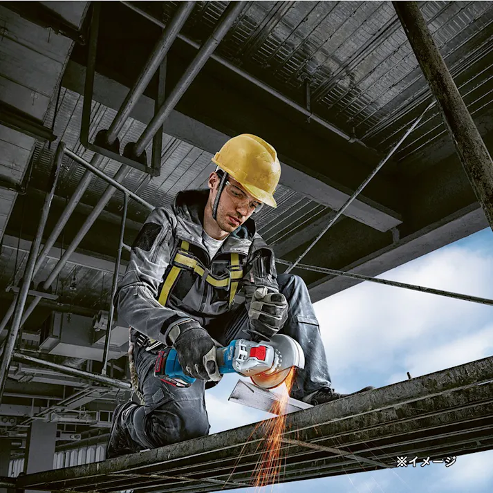 BOSCH コードレスディスクグラインダー 18V X-LOCK GWX18V-7 バッテリ1個付