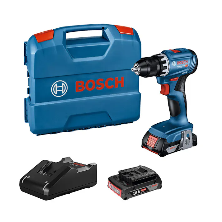 BOSCH コードレスドライバードリル 18V GSR18V-45 バッテリー2個付
