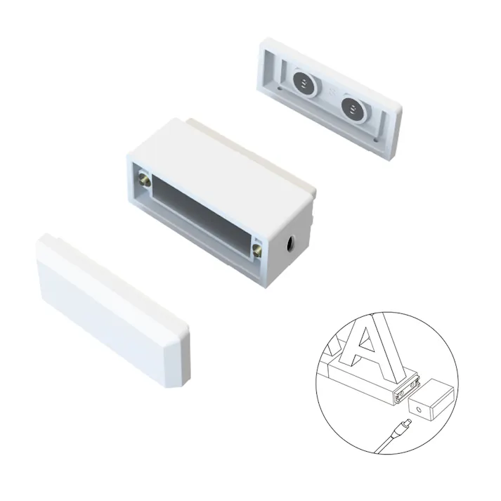 LED文字 マグネット式 コネクター(調光機能無し)