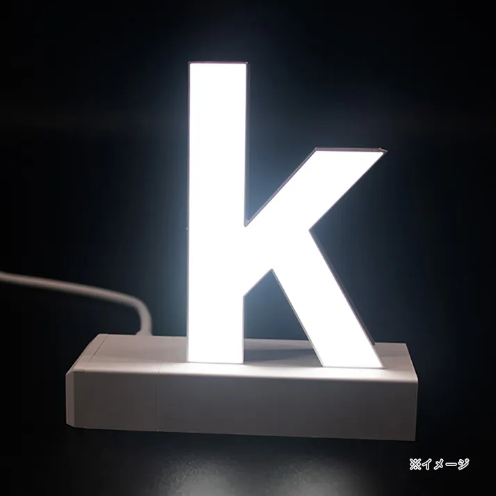LED文字 マグネット式【k】高さ100mm