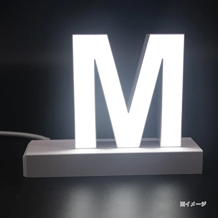 LED文字 マグネット式【M】高さ100mm