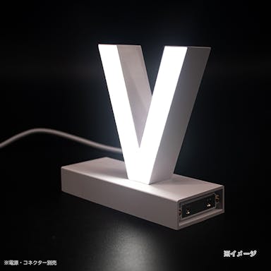 LED文字 マグネット式【V】高さ100mm