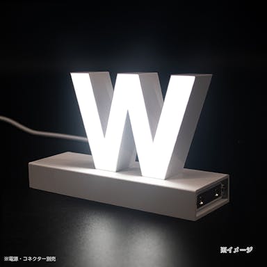 LED文字 マグネット式【w】高さ100mm