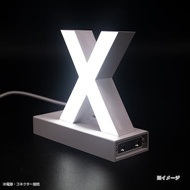 LED文字 マグネット式【X】高さ100mm