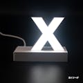 LED文字 マグネット式【x】高さ100mm