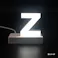 LED文字 マグネット式【z】高さ100mm