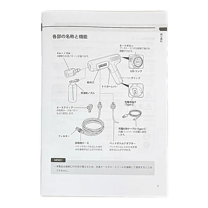 ケルヒャー KARCHER コードレス モバイル高圧洗浄機 OCハンディコンパクト