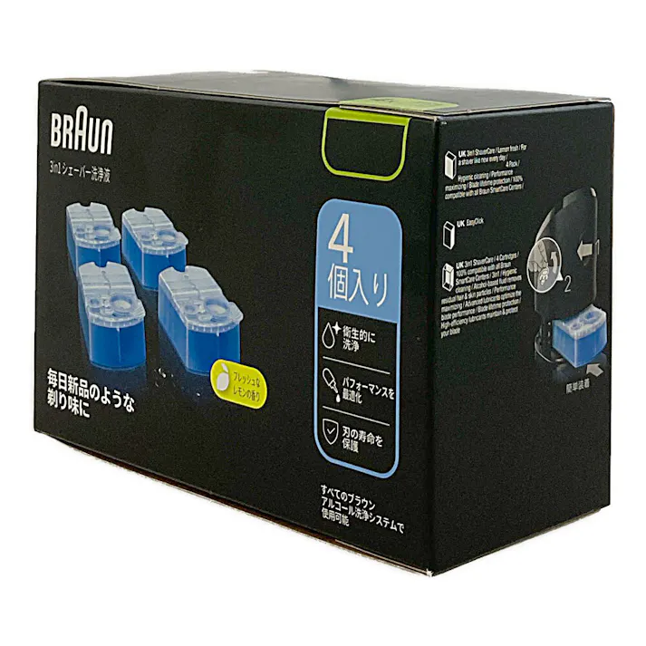 ブラウン 洗浄液 4個パック CCR-4CR