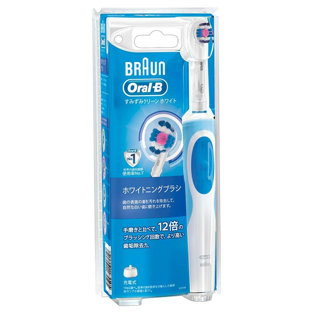 P＆G ブラウン オーラルB すみずみクリーン ホワイト D12013W(販売終了