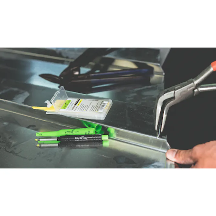 【CAINZ-DASH】Pica Marker社 建築用シャープペンシルDry用替芯 10本入り 黄 4032【別送品】