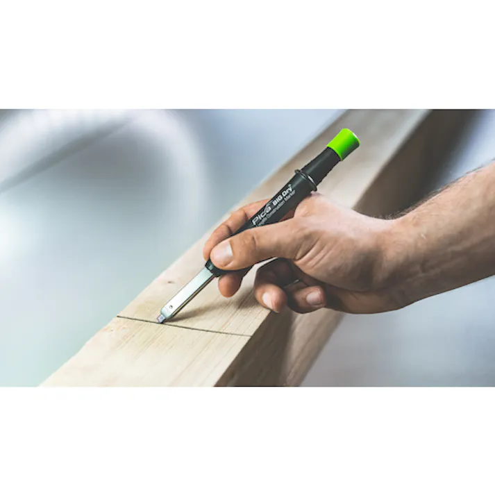 【CAINZ-DASH】Pica Marker社 建築用シャープペンシルBIG Dry 平型芯2×5mm 黒2B 6060【別送品】