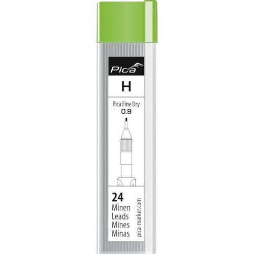 Pica Marker社 建築用シャープペンシル"Fine Dry"用替芯 24本入り 黒H 7050 建築用ペン替芯 Pica Marker社 建築用シャープペンシル"Fine Dry"用替芯 24本入り 黒H 7050 建築用ペン替芯