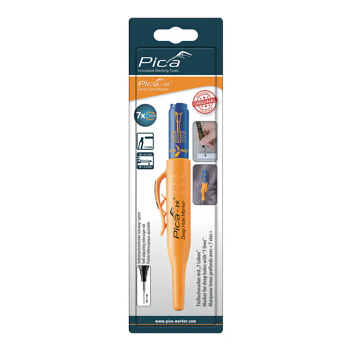 ピカマーカー 深穴インクマーカー青 ブリスターパック