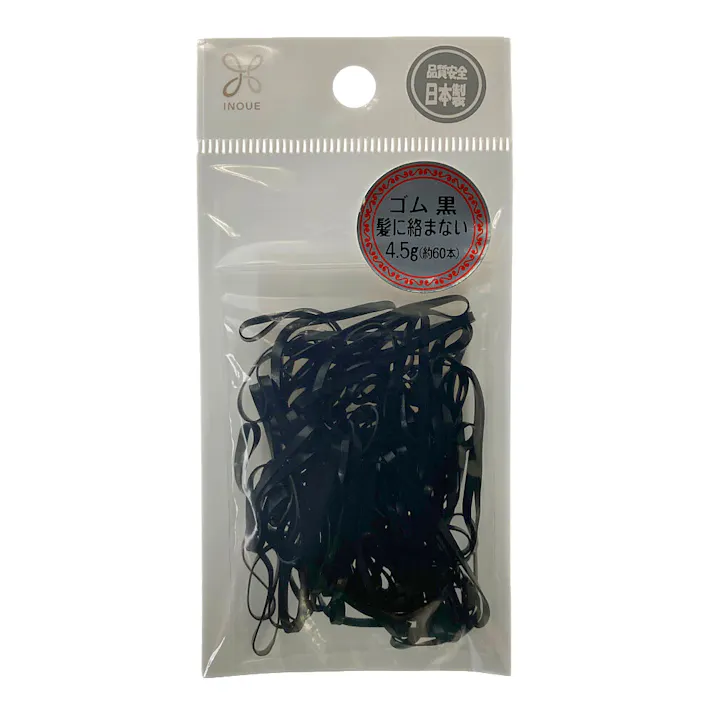 イノウエ カラマナイゴム 黒 60P