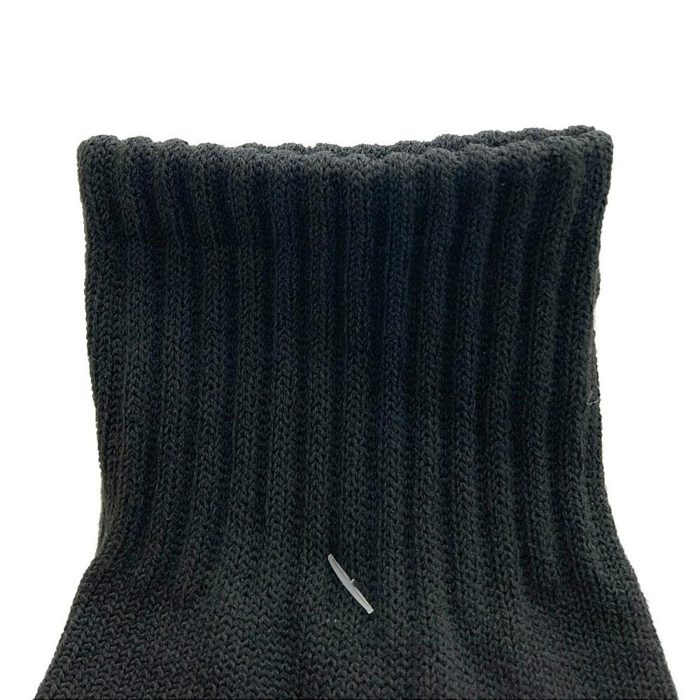 インパクトロック 先丸 アンクル丈 ブラック 3足組 25-27cm | 作業着