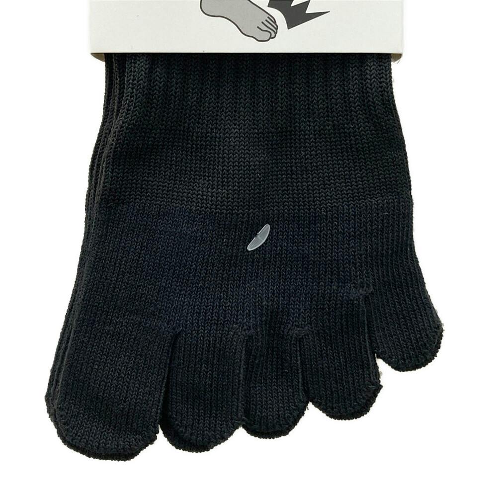 kokoro8/27 カ9内5 インパクトロック 5本指 アンクル丈 ブラック 2足組 25-27cm | 作業着