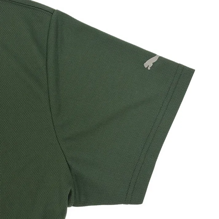 PUMA26 ハニカムメッシュシャツ カーキ L