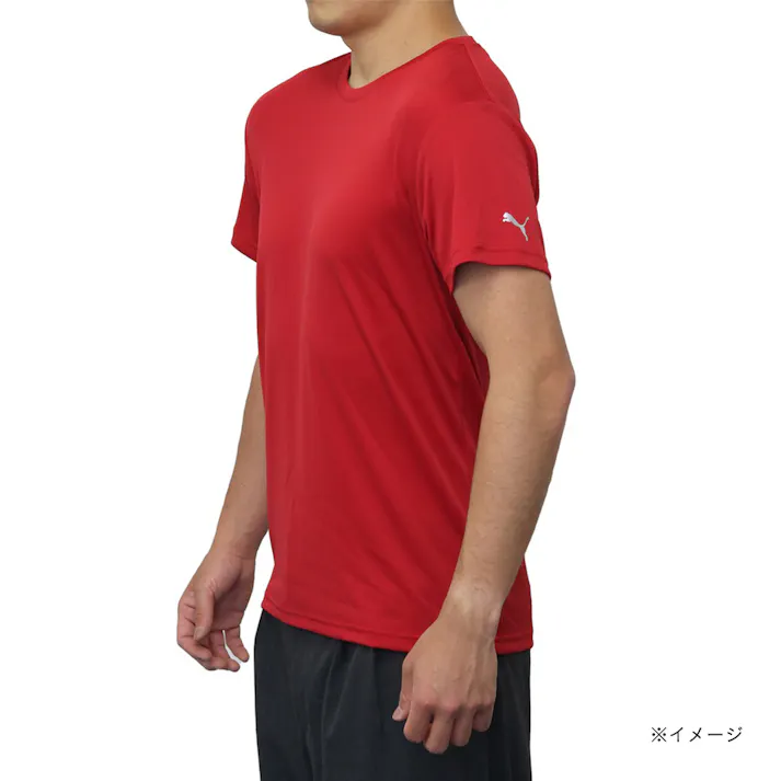 PUMA26 ハニカムメッシュシャツ レッド M