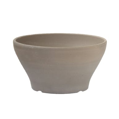 陶器鉢 スクラッチスムース グレー 27cm(販売終了)