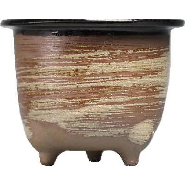 刷毛目観音竹鉢 5号