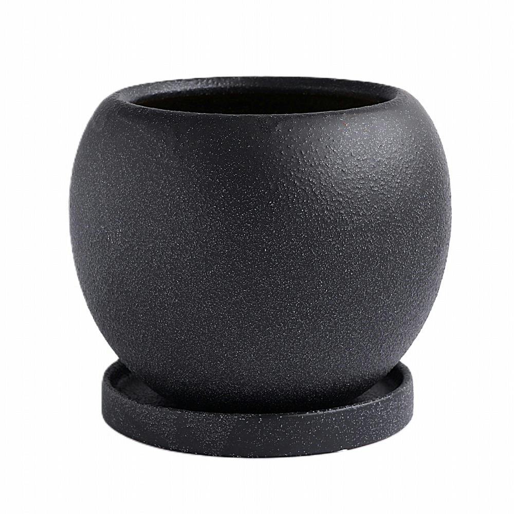 皿付鉢 ロトンド ブラック