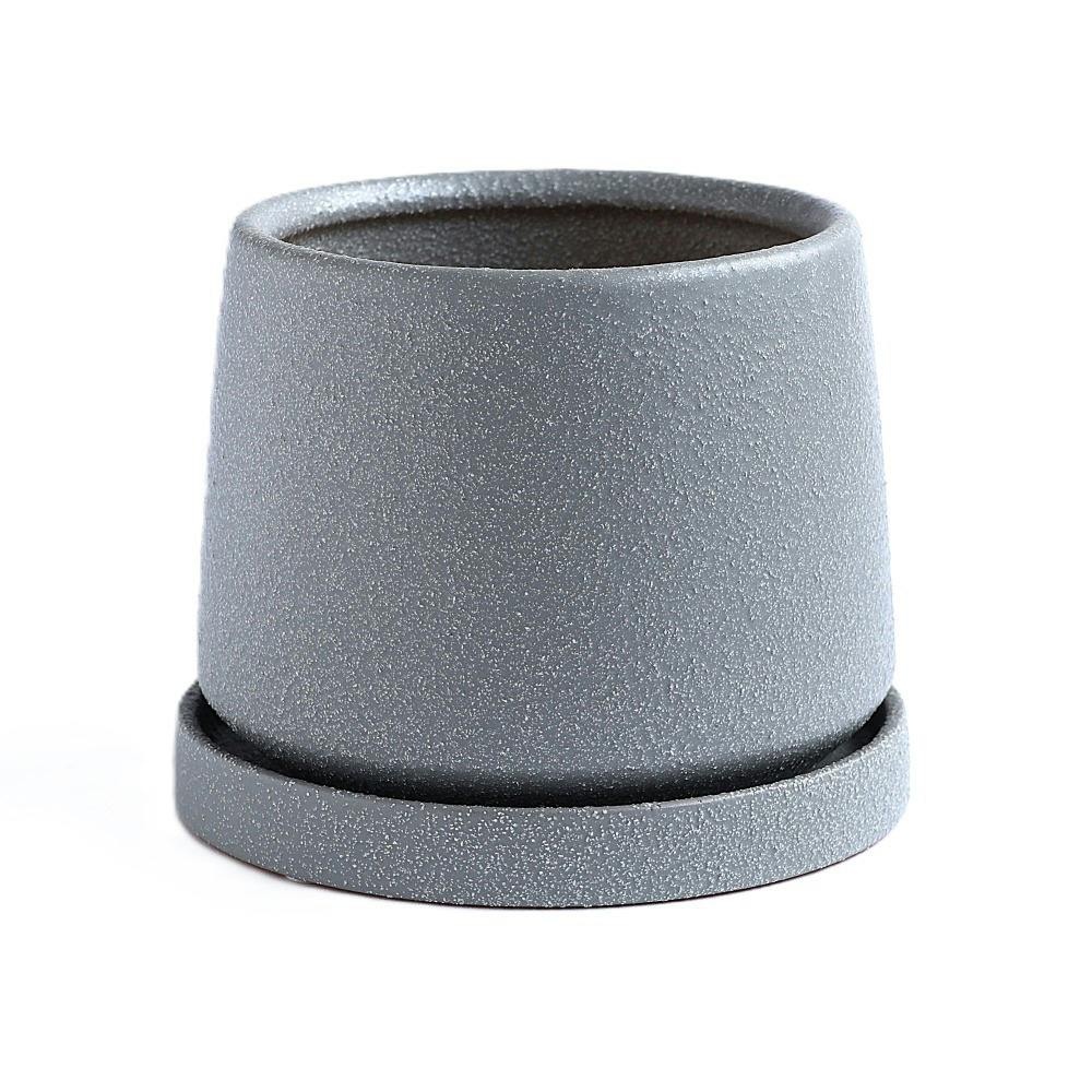 皿付鉢 フラン グレー