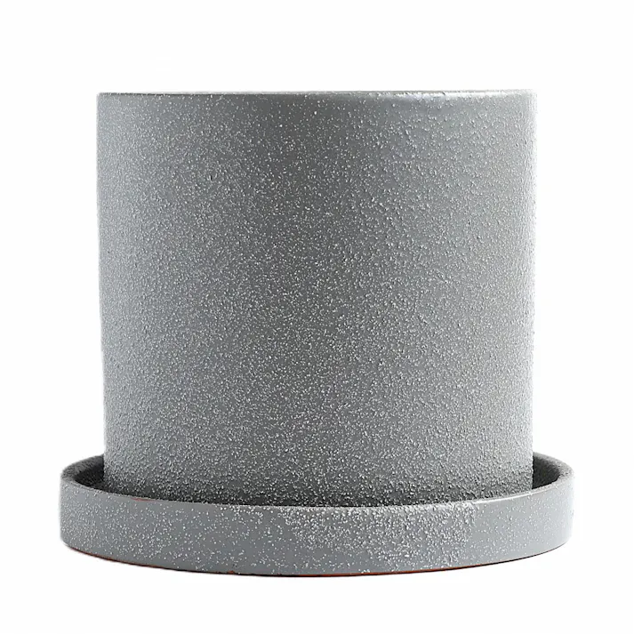 皿付鉢 コルムナ グレー