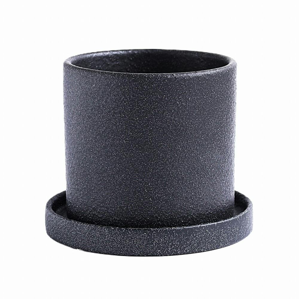 皿付鉢 コルムナ ブラック