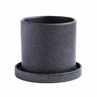 皿付鉢 コルムナ ブラック