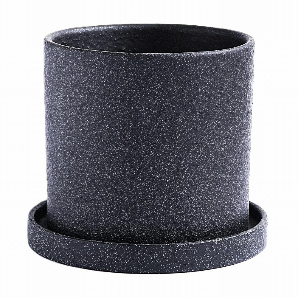 皿付鉢 コルムナ ブラック