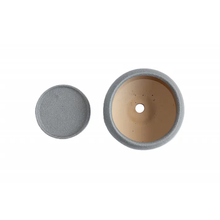 皿付鉢 アネーロ グレー