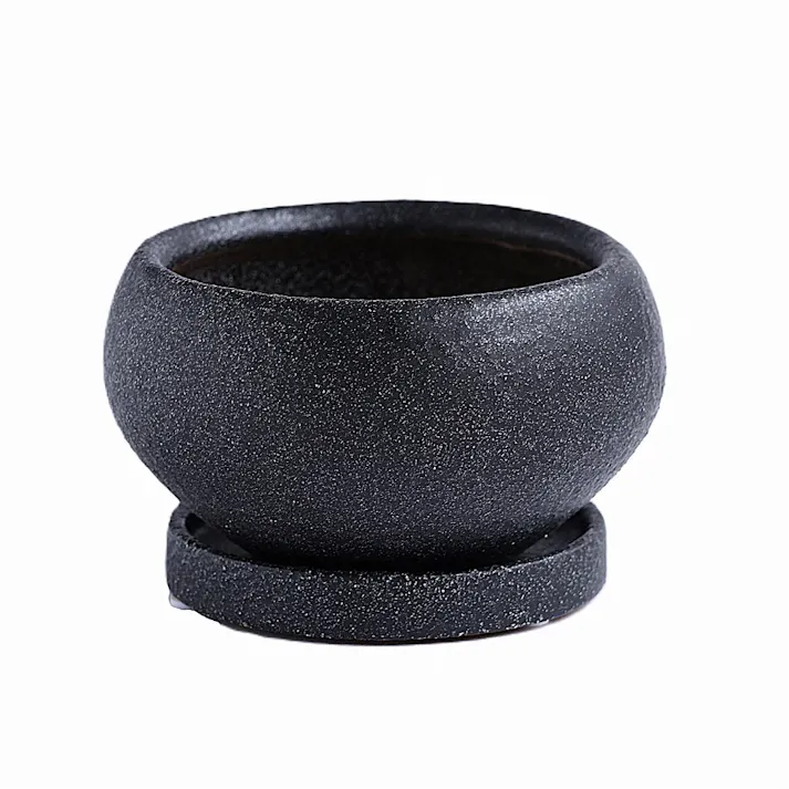 皿付鉢 アネーロ ブラック