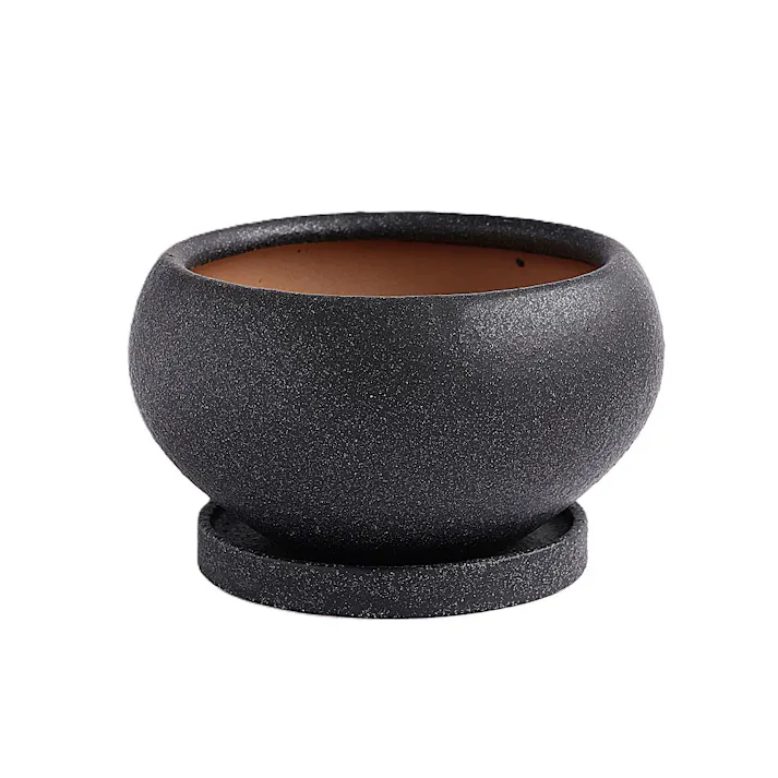 皿付鉢 アネーロ ブラック