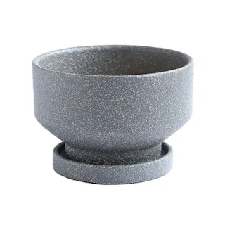 皿付鉢 プラサ グレー