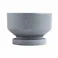 皿付鉢 プラサ グレー