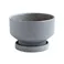 皿付鉢 プラサ グレー