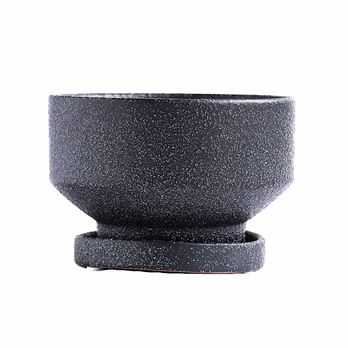 皿付鉢 プラサ ブラック