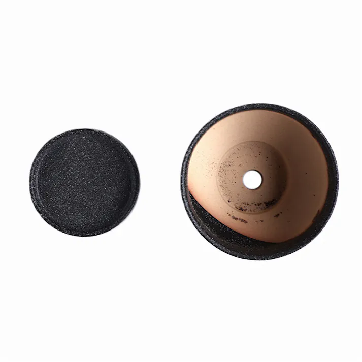 皿付鉢 プラサ ブラック