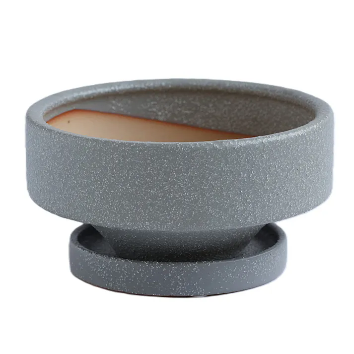 皿付鉢 シルム グレー