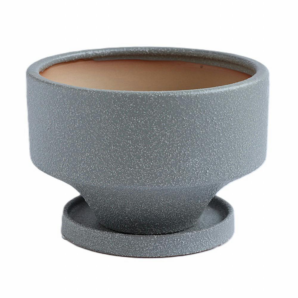 皿付鉢 シルム グレー