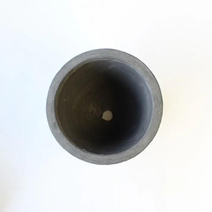 カインズ SPOT セメント鉢 ザラ ブラック S