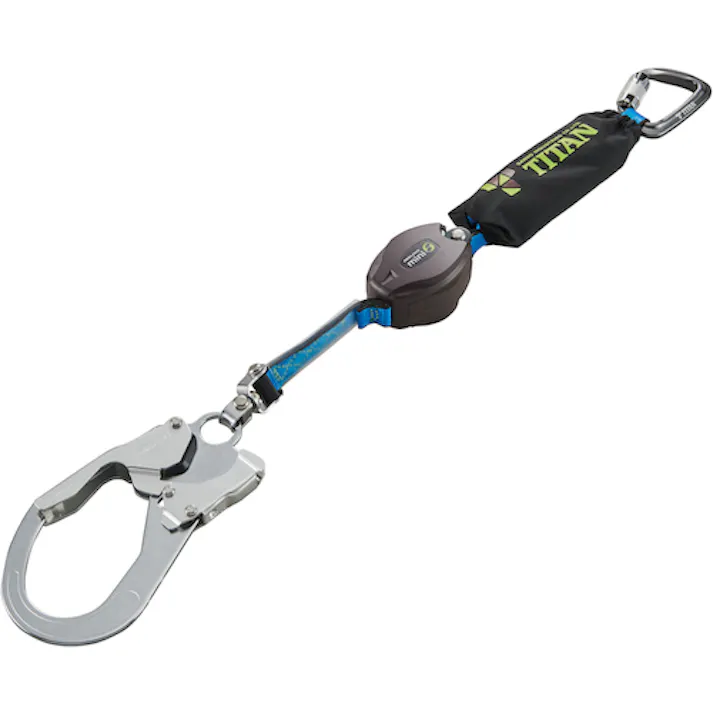 【CAINZ-DASH】サンコー REELOCKmini 小型軽量ロック機構付き巻取式シングルランヤード HL-HS-130【別送品】