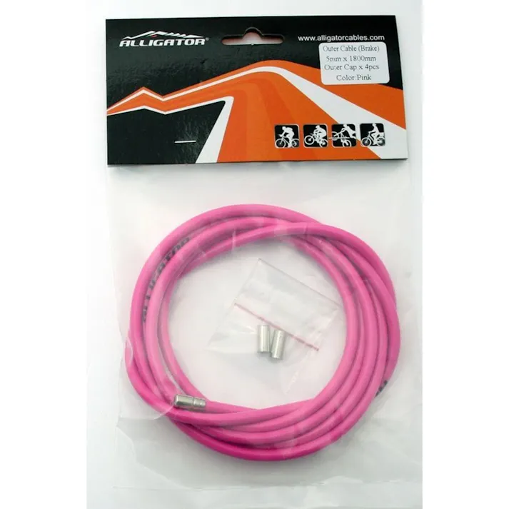 ALLIGATOR ブレーキ用アウターケーブル ピンク LY-220UB 89219